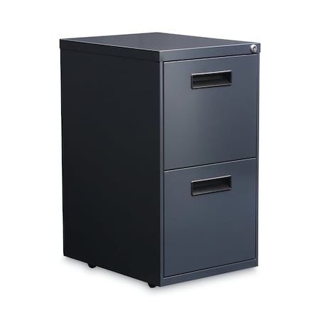 Alera 14.96 in W 2 Drawer File Cabinets, Charcoal ALEPAFFCH